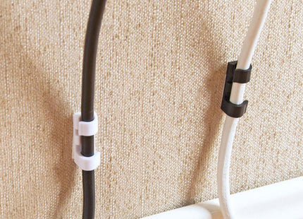 1761 Self Adhesive Cable Clips Wire Manage Holder Sticky Mount-round Plastic Cable Cord